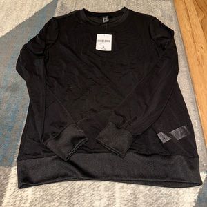 NWT Forever 21 Black Knit Mesh Top